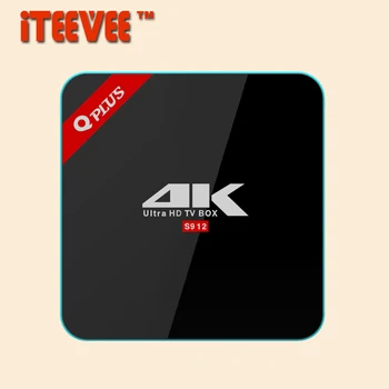 

1PC Q Plus Amlogic 912 Android Tv Box 7.1 2G/16G 3G/32G 1000M LAN Wifi Blueth 4.0 KD 16.1 smart media player PK Q BOX X96