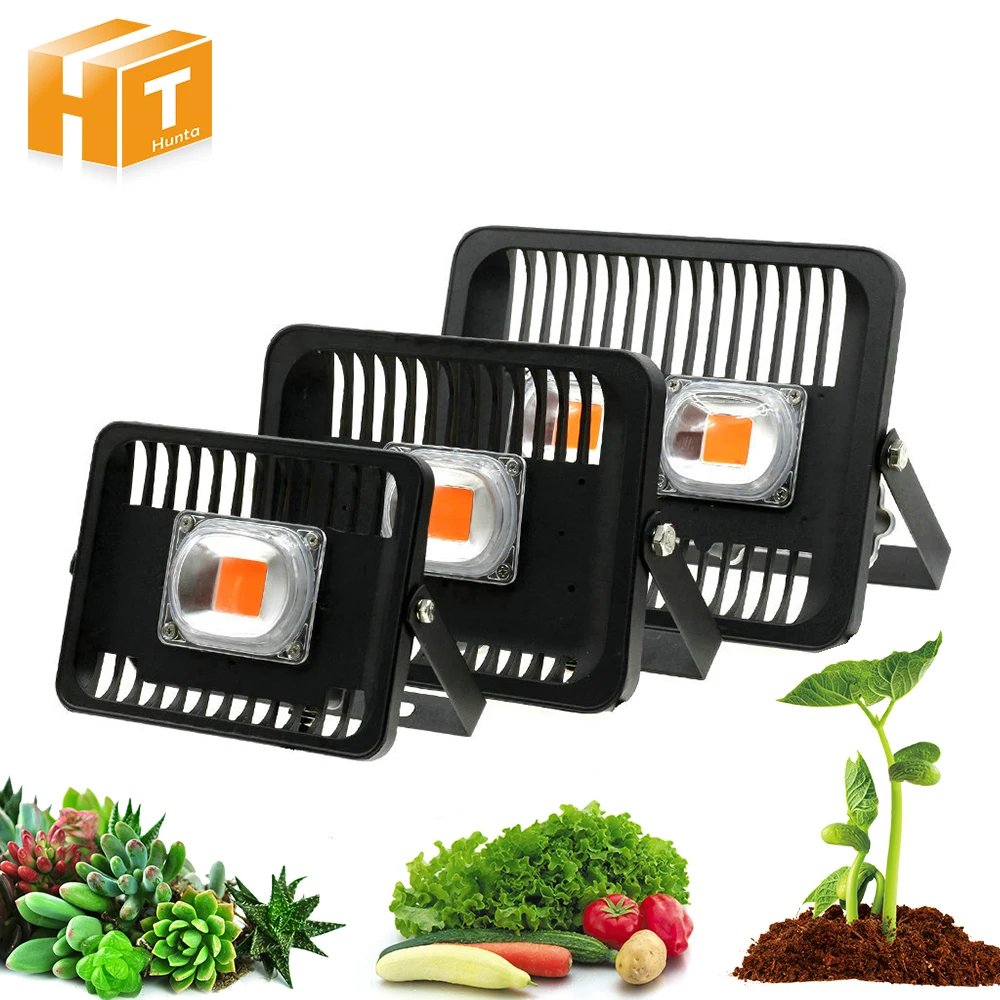 

Led Plant Grow Lights Outdoor Watrproof High Power 30W 50W 100W 220V For hydroponics and indoor plants floodlight Greenhouse