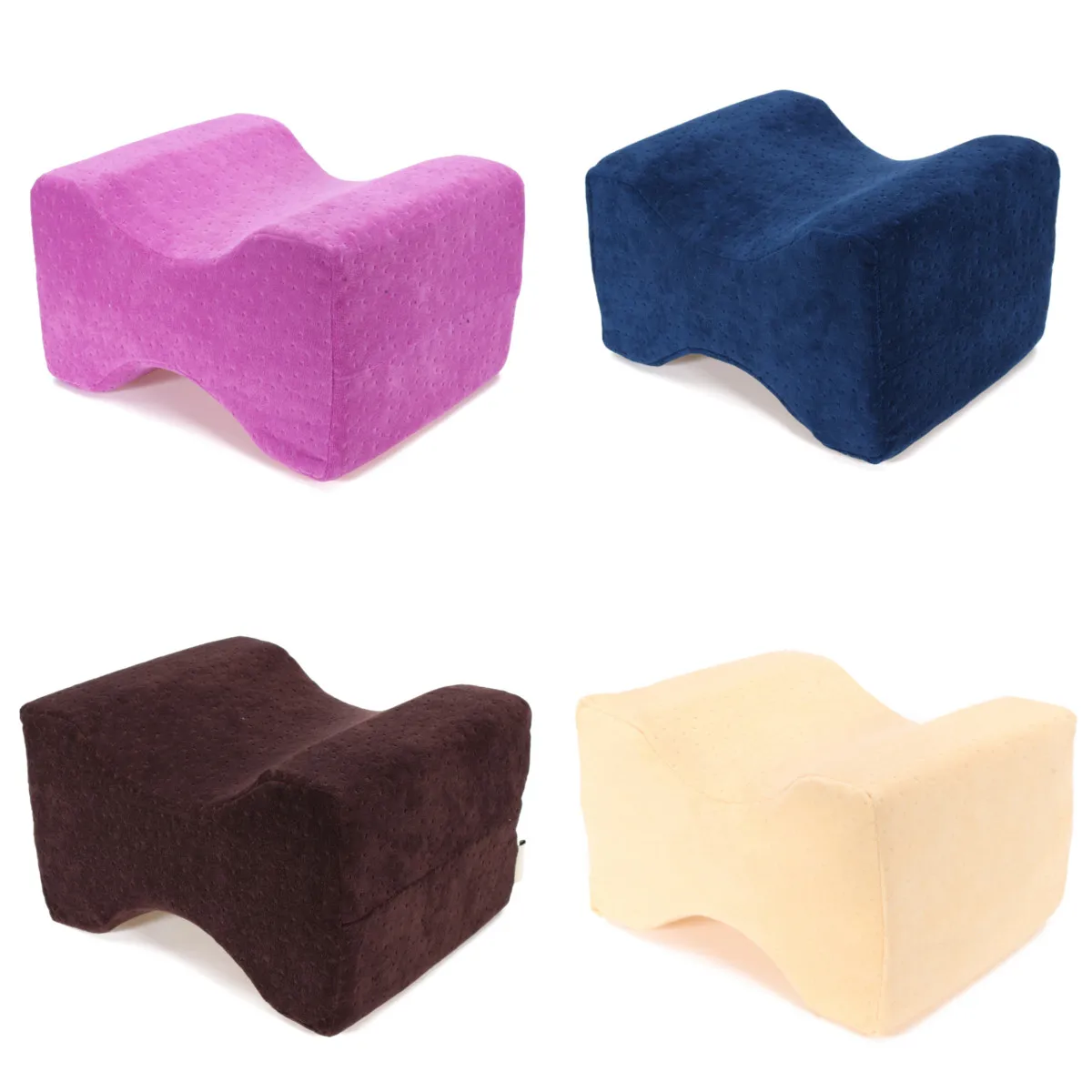 Pressure Pain Relief Memory Foam Knee Legs Pillow Bed Massage Cushion Wedge Nap Sleep Support