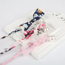 Корейский стиль шпилька жемчужный Бант Цветок аксессуары для волос заколка шпилька головной убор аксессуары красота уход за волосами Инструменты для укладки