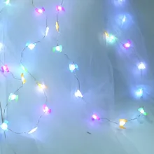 Светодиодный пасхальное декоративный светильник строки Кролик Банни Праздничные огни строки Батарея с дистанционного Рождественская Свадебная вечеринка Декор