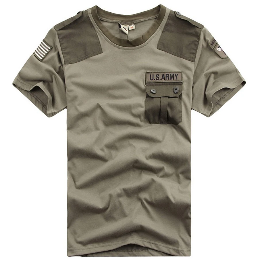 Summer Coolmax Tactical Camouflage T Shirt Men Breathable Quick Dry US Army Combat T Shirt-in T 