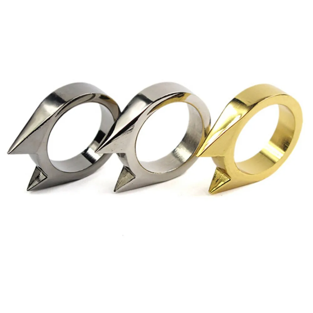 Metal Pocket Self-survival Ring Emergency Rescue Defense Survival Outdoor Tool