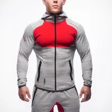 Autumn Gymshark Men Hoodies And Sweatshirts Pullover Jacket Coat Bodybuilding Fitness Tracksuit Slim Muscle Sportswear For Male
