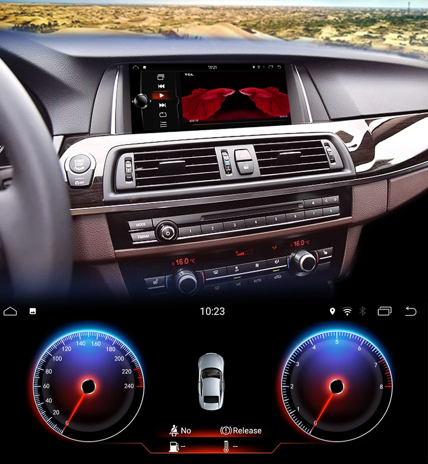 13 Koason Android8.1 2+32G Car Stereo touchscreen Multimedia Player Audio GPS Navigation system for BMW 5 Series F10 F11 NBT