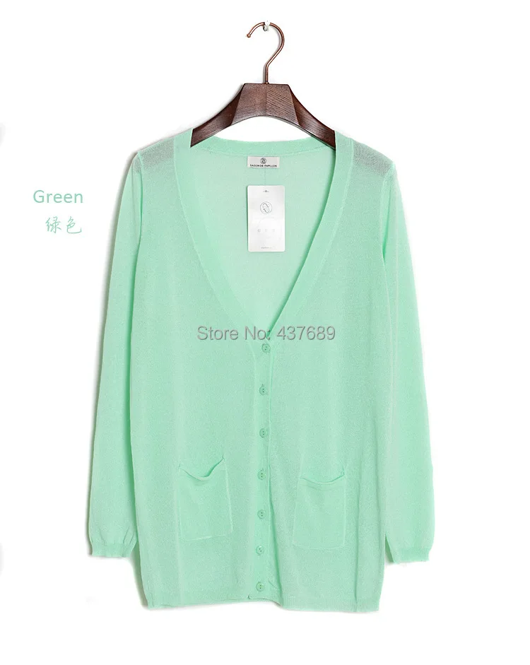 The new flash ice silk cotton long sleeve long thin section is prevented bask in air conditioning with a female knitted cardigan The new flash ice silk cotton long sleeve long thin section is prevented bask in air conditioning with a female knitted cardigan