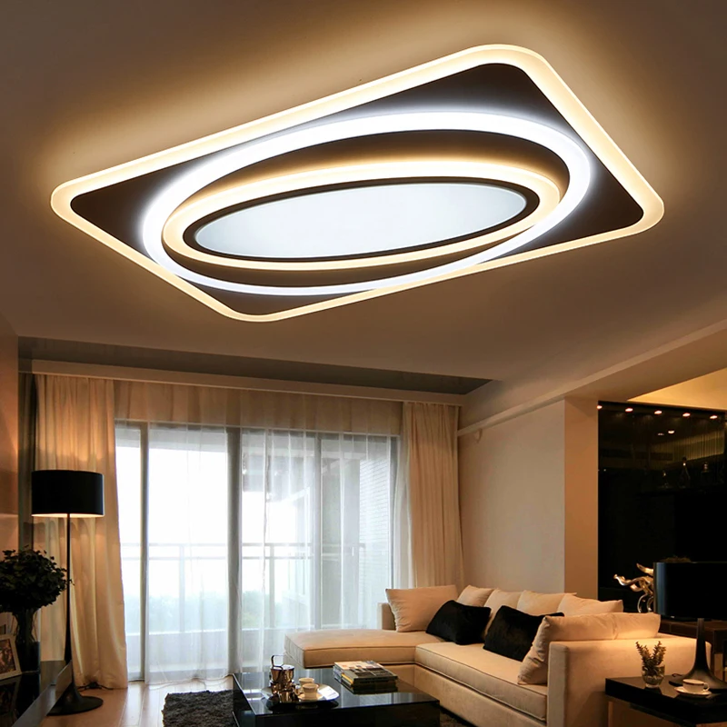 

Ideal Modern Led Ceiling Lights For Living Room Study Room Bedroom Home Dec AC85-265V lamparas de techo Modern Led Ceiling Lamp