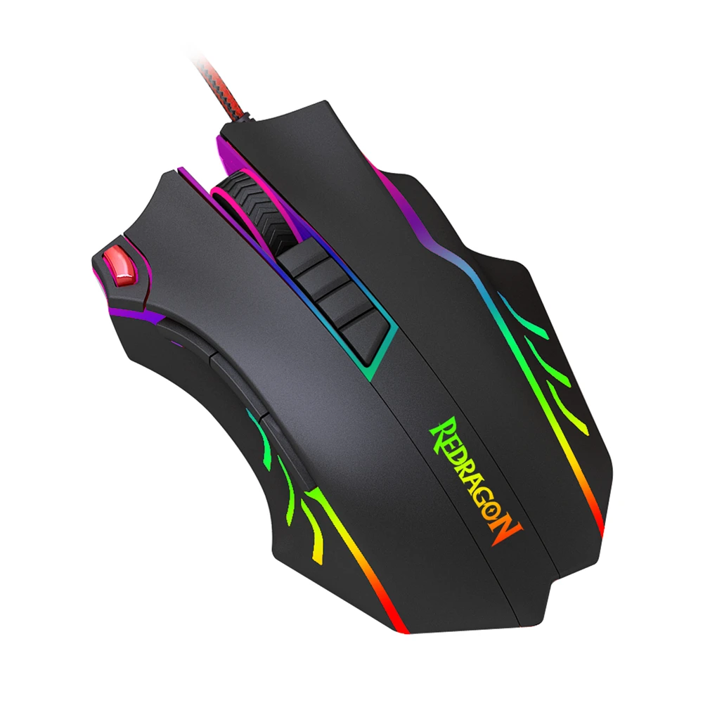 Лазерная игровая мышь Redragon M802 24000 DPI 10 программируемых кнопок|Мыши| |