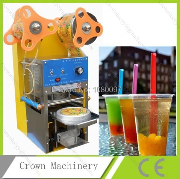 Автоматическая герметизирующая машина Boba для чая кофе|cup seal machine|cupmachine paper cup |