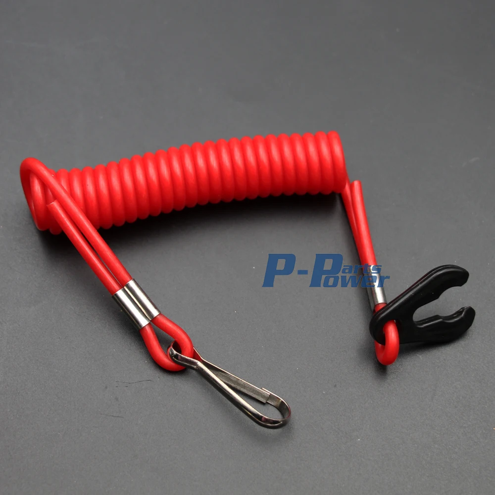 Boat Outboard Engine Motor Kill Stop Switch Safety Tether Cord Lanyard FOR Honda Yamaha Kawasaki
