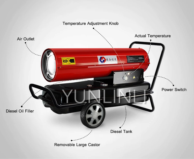 Diesel Oil Heater Industrial Diesel heat blower For Factory