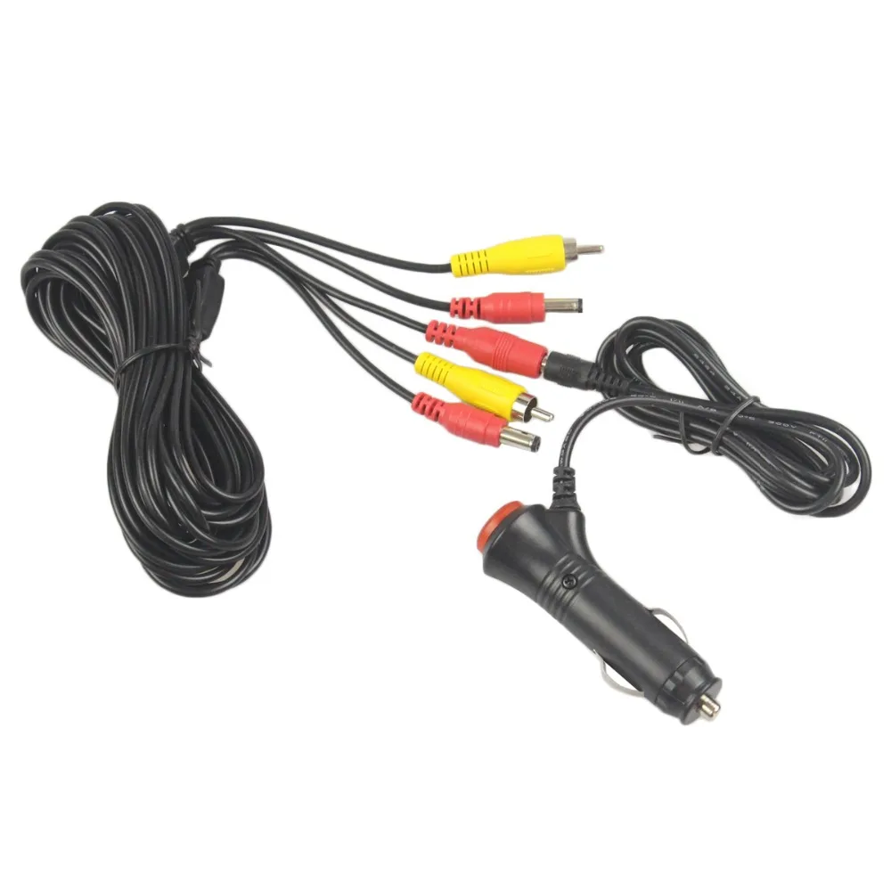 DIYKIT " TFT ЖК-дисплей заднего вида Автомобильный монитор+ Водонепроницаемая камера заднего вида 2в1 автомобильная система парковки Комплект