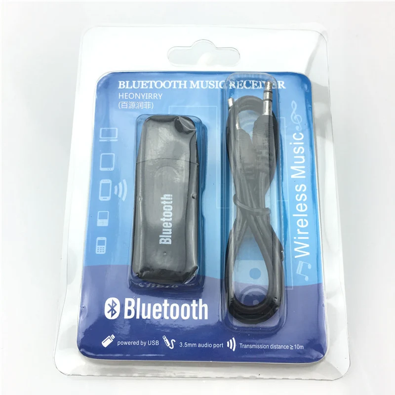 USB Bluetooth Aux беспроводной портативный мини Автомобильный Bluetooth музыкальный аудио приемник адаптер 3,5 мм стерео аудио для iPhone Android телефонов