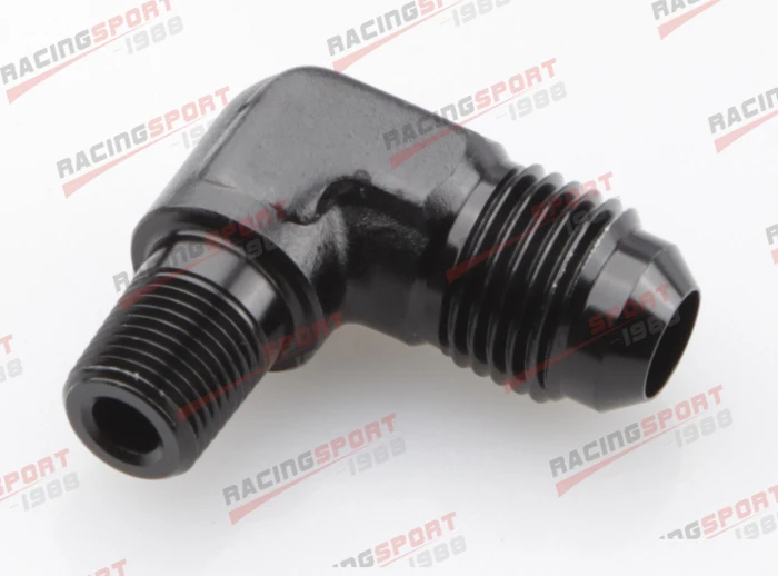 

AN4 4AN AN -4 to 1/4" NPT 90 Degree MALE ALUMINIUM FITTING ADAPTER