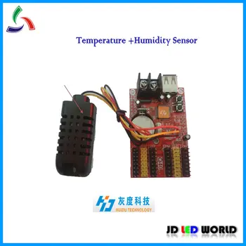 

Temperature and Humidity Sensor Showing Temperature and Humidity Additional function for Single dual color controller