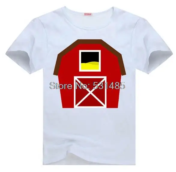 Barn Tee Farm Nursery Wall Hanging T Shirt For Kid Boy Barn Tee Farm Nursery Wall Hanging T Shirt For Kid Boy Clothing Top Clothes Cartoon Tshirt In Shirts From Women S Accessories On