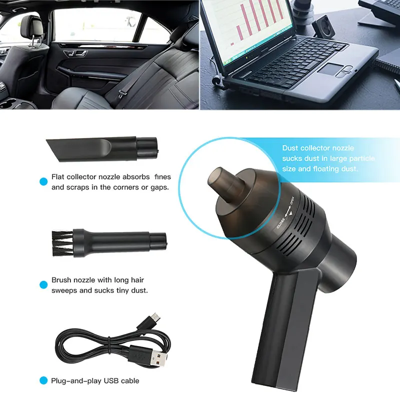 Портативный мини пылесос USB 1 8 M Клавиатура Ручной для клавиатуры ноутбука