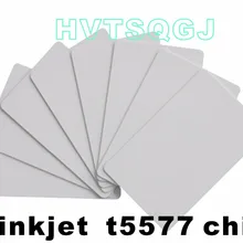 200 шт 125 кГц T5577 чип ПВХ пустые ID карты с струйной печатью