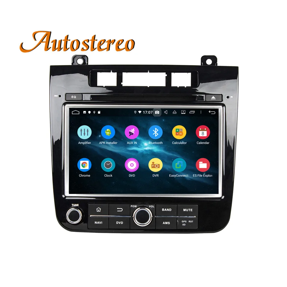 Top Android 9 DPS 64GB Car GPS navigation For Volkswagen/VW TOUAREG 10+ multimedia headunit radio tape recorder stereo NO DVD player 3