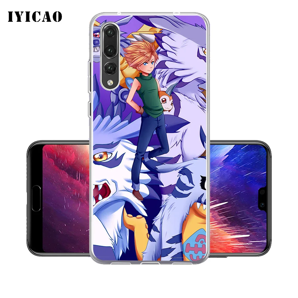 IYICAO Digimon Adventure Мягкий силиконовый чехол для телефона Huawei P30 P20 Pro P10 P9 P8 Lite P Smart TPU