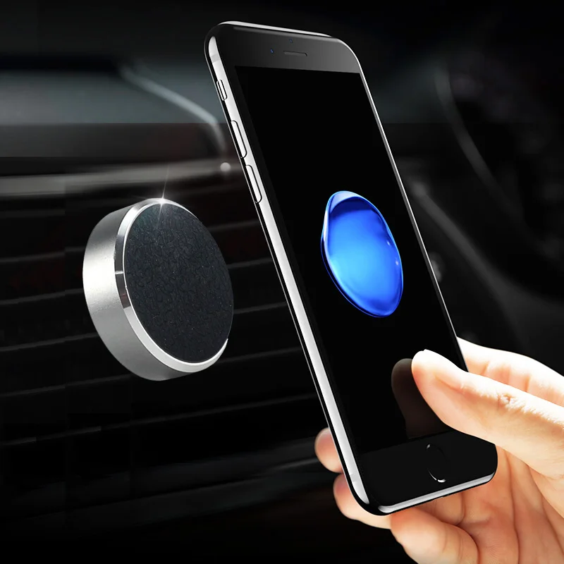 

2pcs Magnetic Car Phone Holder Universal Wall Desk Metal Magnet Sticker Mobile Stand Phone Holder Car Mount Support for xiaomi