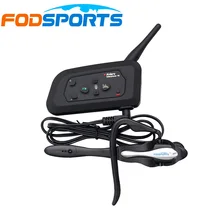 Fodsports Marca V4 1200 M 4 Jinetes Mismo Tiempo Hablando De Fútbol Árbitro Juez Auricular Impermeable intercomunicador del Interphone Del Bluetooth