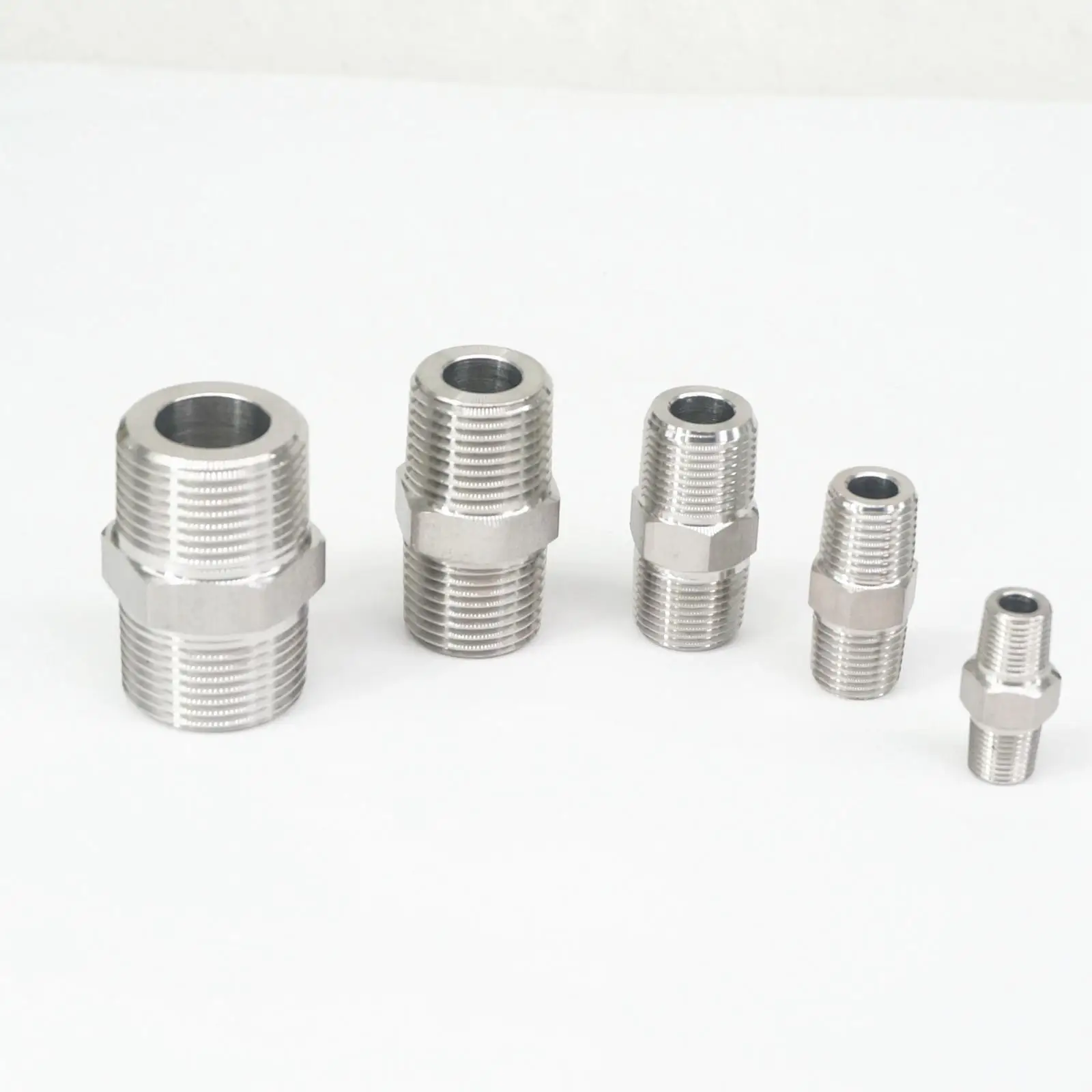 1/8 &quot1/4&quot 3/8 &quot1/2&quot BSPT папа-папа равный редуктор резьбовые 304 трубы из