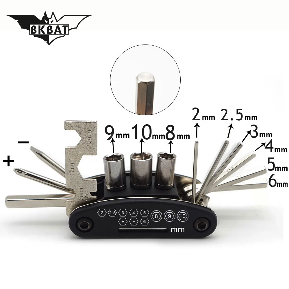 

Motorcycle screwdriver wrench covers kit 2mm-10mm for bmw r1100rt honda dio af34 yamaha xt 660 honda vtx 1800 ktm 1190 adventure