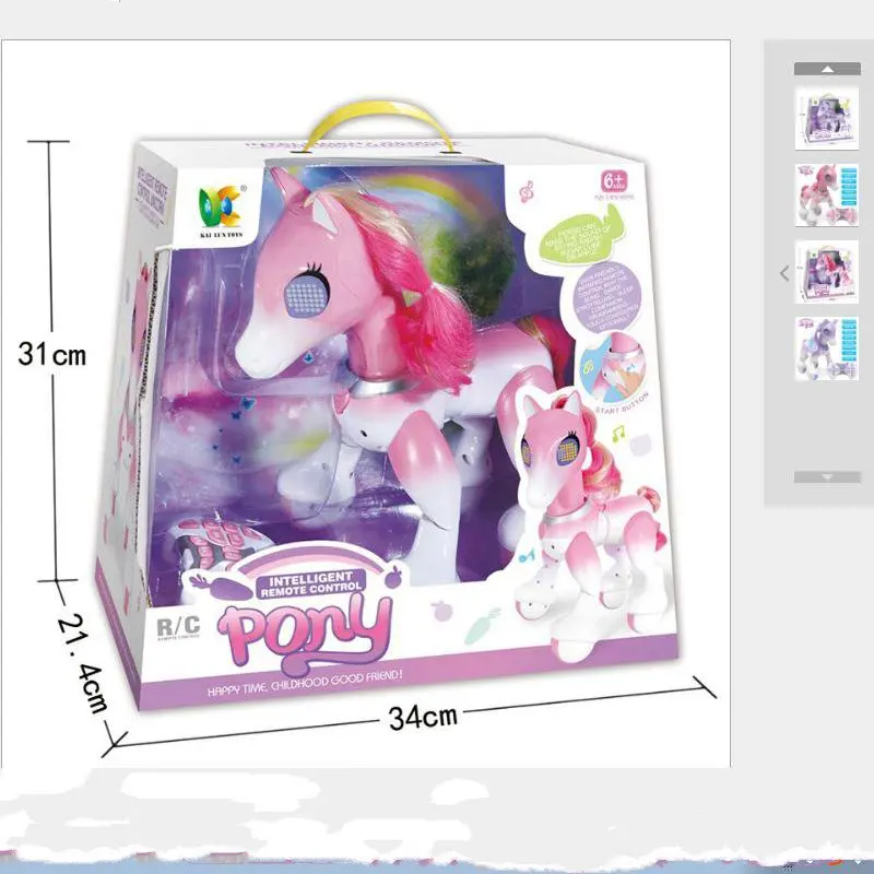 Electric Smart Horse Unicor Toy for Children Remote Control Children's New Robot Touch Induction Electronic Pet Educational Toys 10
