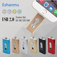 OTG Usb флэш-накопитель 8 ГБ 16 ГБ 32 ГБ 64 Гб 128 ГБ Флешка для хранения memory stick для iphone 8 7 Plus 6 6s Plus 5s Ipad, флеш-накопитель