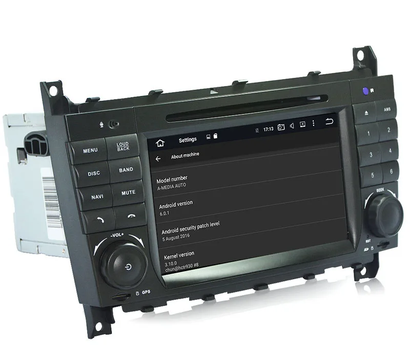 Discount Car DVD GPS Player Android 8.0 Auto Stereo For Mercedes Benz W203 W209 W219 C180 C200 Octa Core 4GB RAM+32GB ROM Radio Wifi DAB+ 4