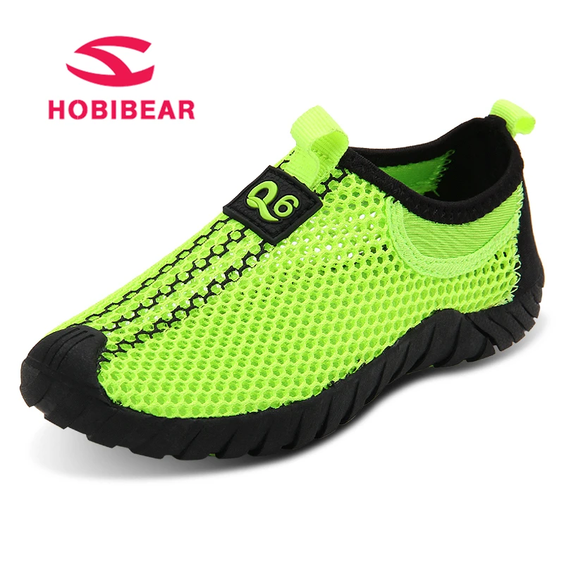 

HOBIBEAR Summer Children Shoes Boys Sneakers For Girls Casual Shoes Breathable Mesh Slip-on Kids Shoes Sneakers chaussure enfant