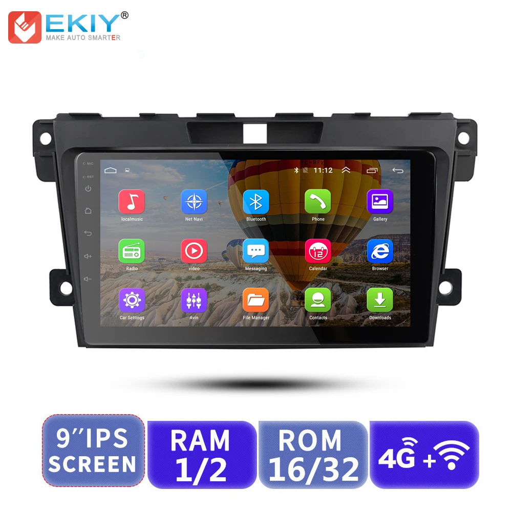 

EKIY 9'' IPS Car Radio Multimedia Android Stereo Audio Video Player Navigation GPS For Mazda CX-7 CX7 CX 7 2008-2015 Automotivo