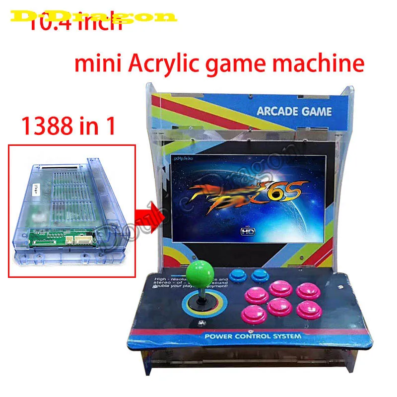 1 плеер Многоязычная консоль мини Jamma игровой автомат с 1388 аркадные игры коробка механизма