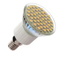 E14 светодиодный Лампа 48 светодиодный 3528 SMD энергосберегающие лампы чистый белый теплый белый Spotlight Точечные светильники лампы освещение 220 В