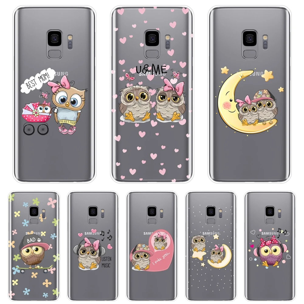 Мягкий силиконовый чехол для телефона Samsung Galaxy S5 S6 S7 Edge S8 S9 Plus задняя крышка с