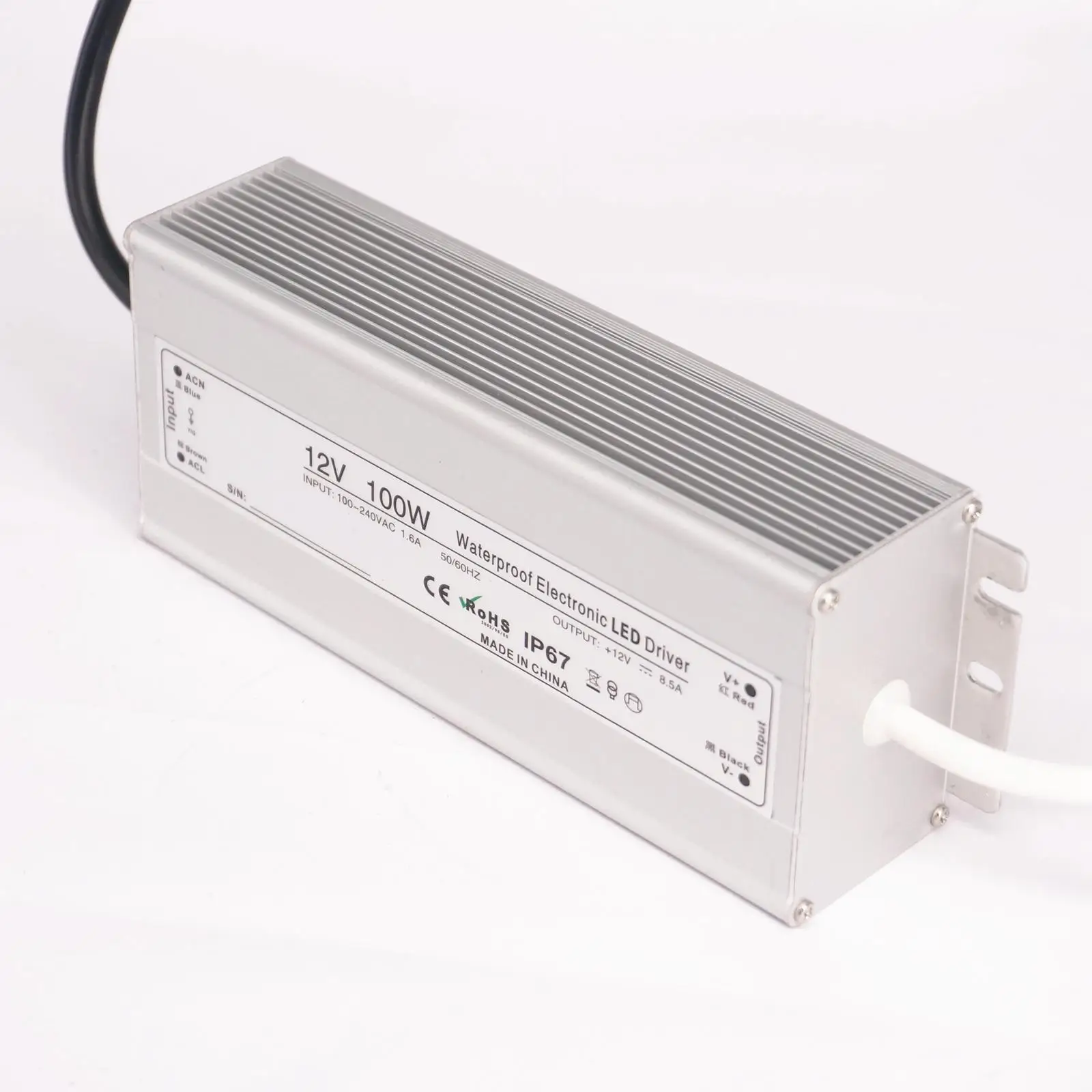 

DC 12V 100W LED Driver IP67 Waterproof Transformer Outdoor Light Power Supply