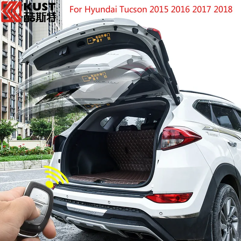 Для hyundai Tucson двойной стержень анти-зажимной Электрический задняя дверь Электрический багажник модификация