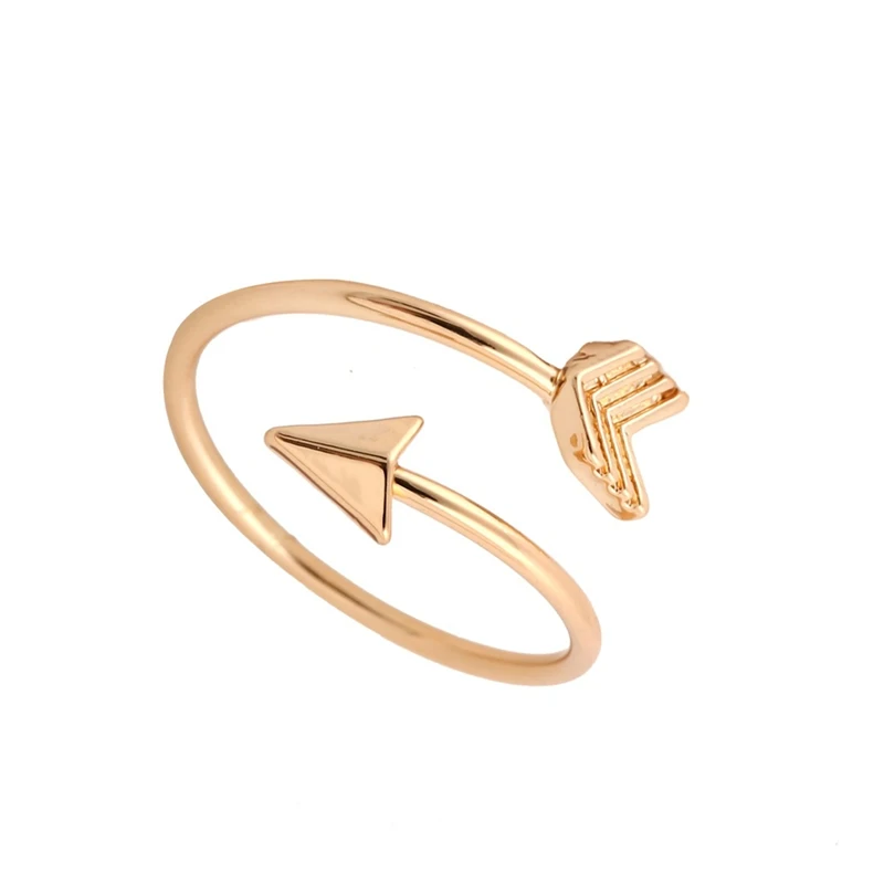 Jisensp New Fashion Trendy Rings Brass Small Arrow Ring Cute Wedding Shiny Rings for Women Gift in Party Hot Sale Finger Rings - Image 5