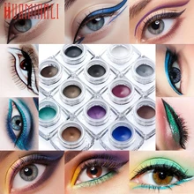 Лидер продаж 12 Цветов карандаш-подводка для глаз крем Водонепроницаемый защита от пота, подводка для глаз, матовое стекло с перламутровым эффектом для HUAMIANLI бренд ar11dropship