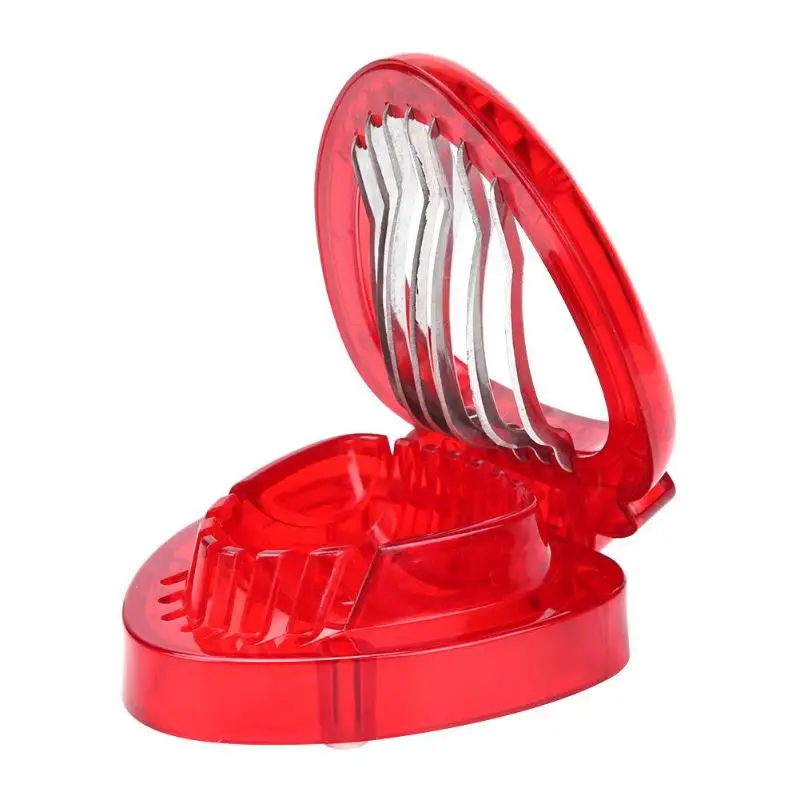 Strawberry Slicer Corer Stainless Steel Strawberry Huller Leaf Stem Remover Strawberry Cutter Blade Fruit Tools Kitchen Gadgets