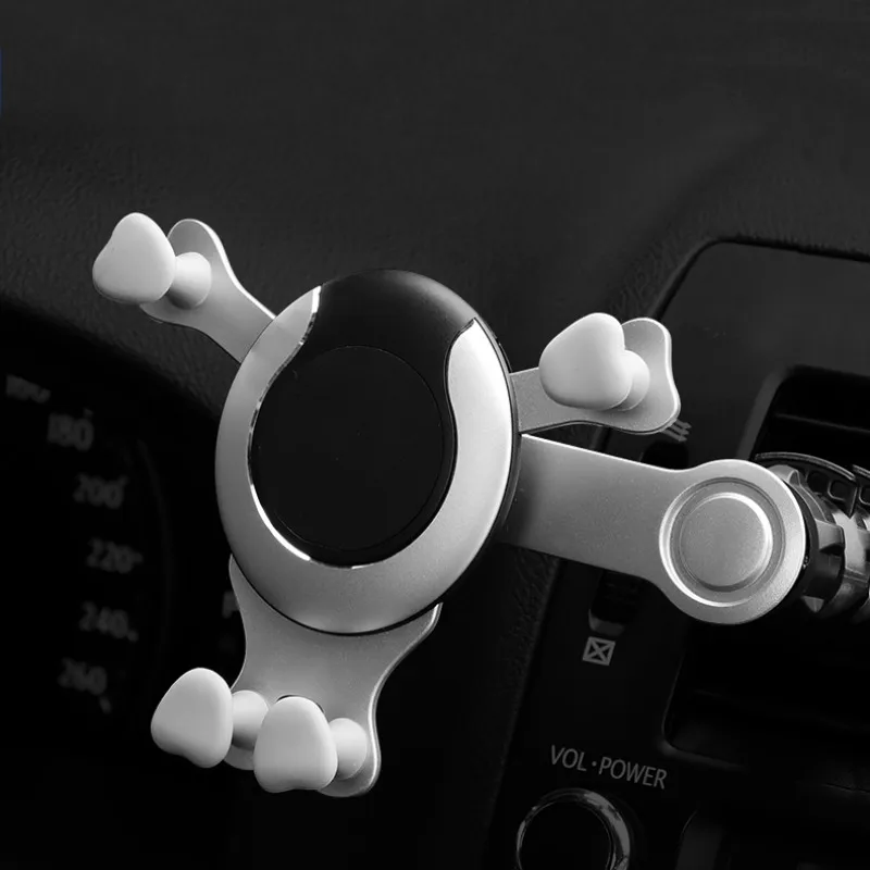CD текстурированный Телефон Holde Универсальный кронштейн для мобильного телефона Регулируемый рычаг версия металлический Автомобильный кронштейн воздушный выход автомобильный держатель для телефона