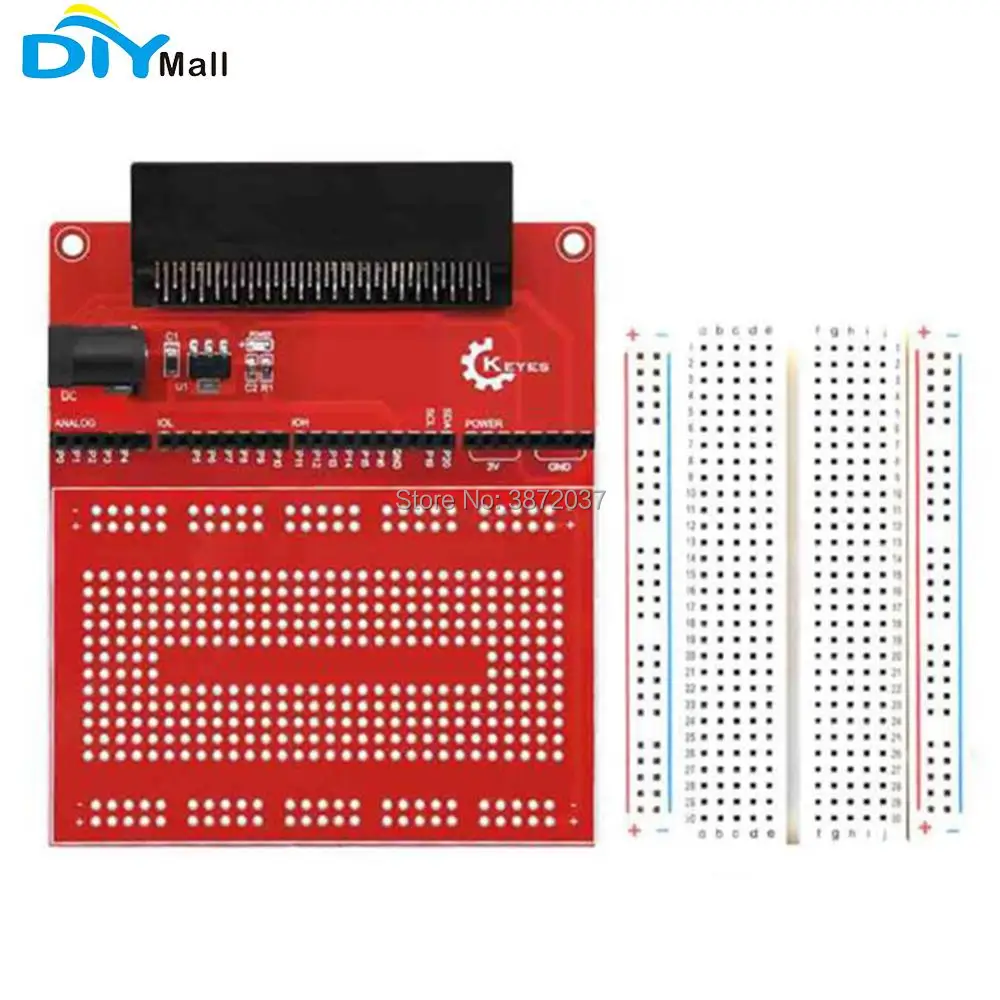 

DIYmall AMS1117 чип прототип удлинитель V2 с макетной платой экологически чистый для microbit micro:bit micro bit для Keyes