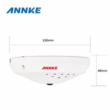 ANNKE 1280*960 P 1.3MP AHD 1.56 мм Объектив Рыбий глаз Широкий Угол Камеры Безопасности