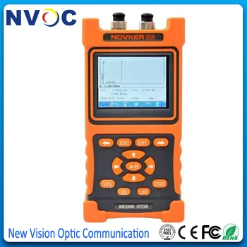 

Free Shipping Handheld NOVKER NK2000 SM OTDR 1310nm/1550nm 28/26dB,70km~80km Hand-held Optical Time Domain Reflectometer