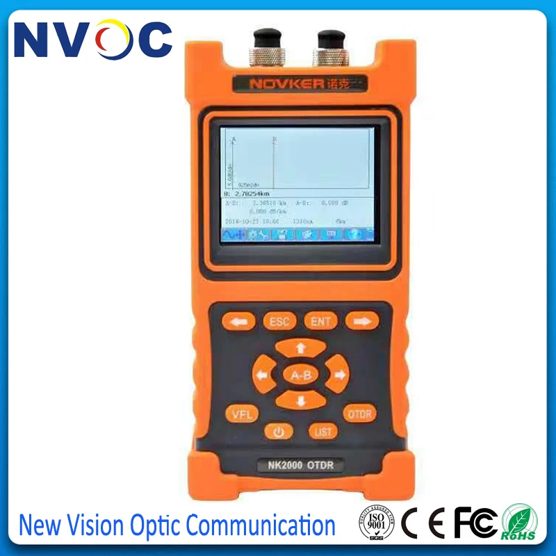 NOVKER NK2000 ручной OTDR 26/28DB 80km 1310 нм бесплатная доставка | Мобильные телефоны и