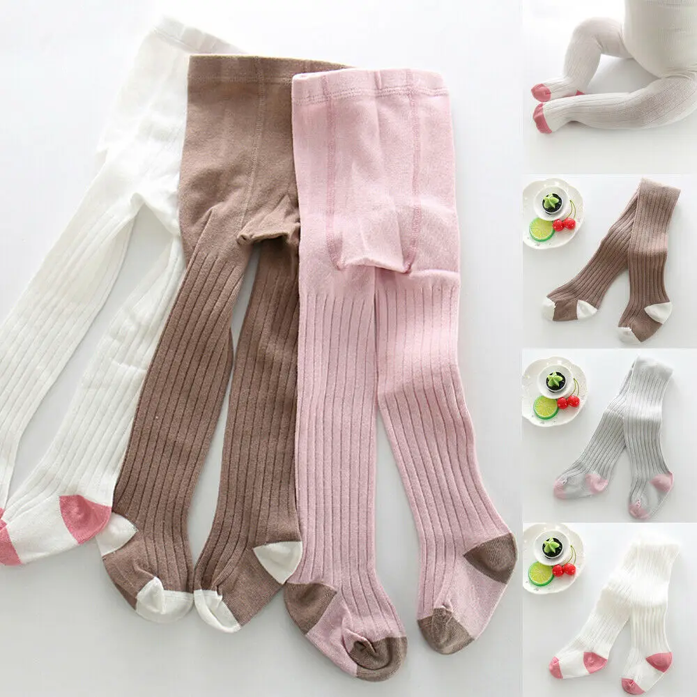 

Warmer Soft For 0-6Y Newborn Baby Girls Toddler Kids Solid Tights Pantyhose Stockings Gift