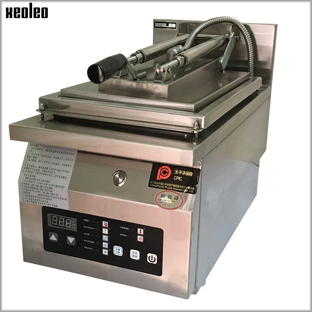 XEOLEO Commercial Dumpling Frying pan Electric Dumpling Fry machine 3KW