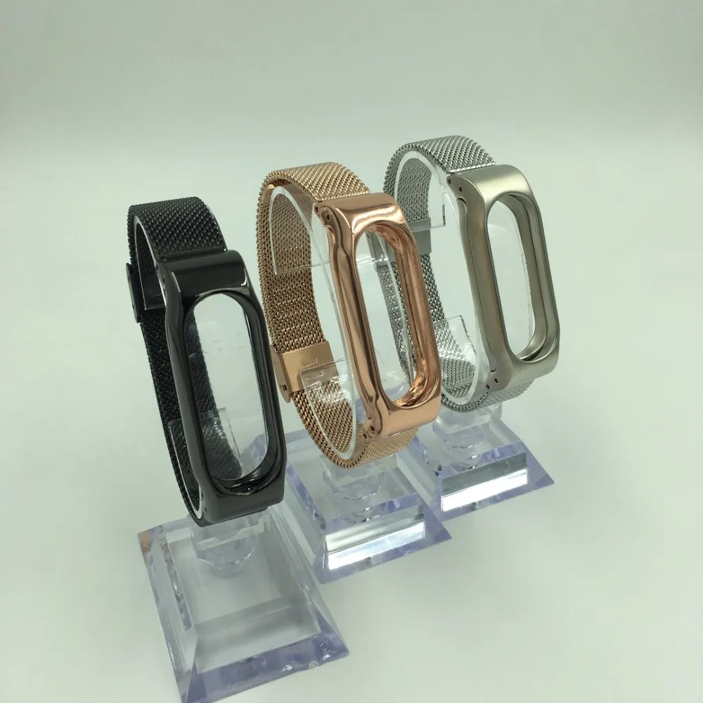

Screwless Strap for Xiaomi Mi Band 2 Bracelet for Miband 2 Stainless Steel Smart Watch Bracelet Miband 2 Repalcement Belt
