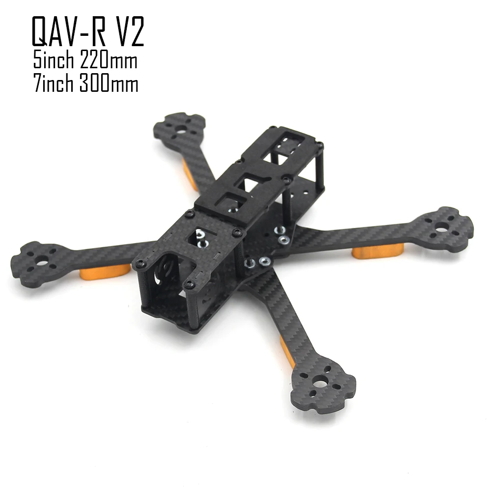 QAV R V2 5 дюймов 220 мм 4 Arm/ 7 300 Arm FPV рамка для квадрокоптера из углеродного волокна better